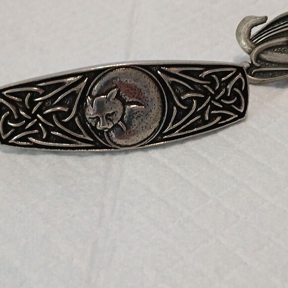 Celtic Leaf Clip 2 Celtic Cat Hair Clip For Women Hair Made In France/USA Unique main image 12